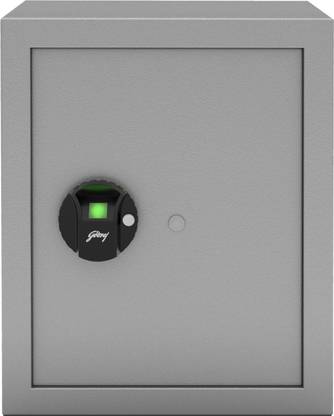 Godrej Forte Pro 40 Litres for Home & Office with Optical Finger Print Sensor - Grey Safe Locker