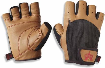 Valeo Machine Washable Ocelot Weightlifting Gloves With Supreme Leather Gym & Fitness Gloves