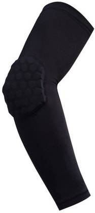 Nema Honeycomb Crashproof Basketball Arm Sleeve Elbow Support - Black - L Elbow Support