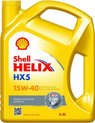 Shell Helix HX5 550039975 15W-40 API Synthetic Blend Engine Oil