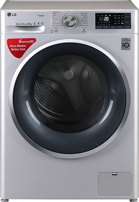 LG 9 kg Inverter Wi-Fi Enabled with 6 Motion DD Technology Fully Automatic Front Load Washing Machine with In-built Heater Silver