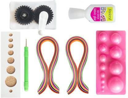 Unobite 5 Piece Quilling Kit with 200 Papers