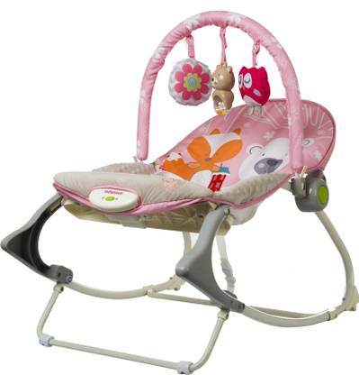 INFANTSO Baby Bouncer & Rocker, Pink Rocker and Bouncer
