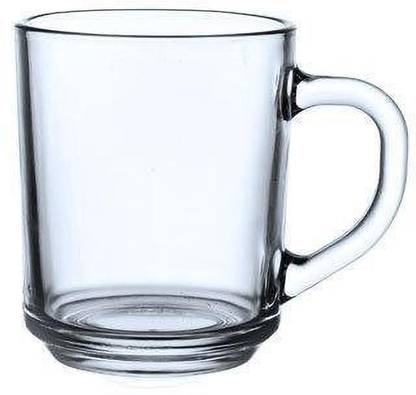 Glass World Pack of 6 Glass Crystal Glass Imported Tea & Coffee Cup