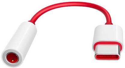 BAGATELLE Red TYPE C To 3.5MM Earphone Jack Adapter Type-C Audio Cable Converter Phone Converter