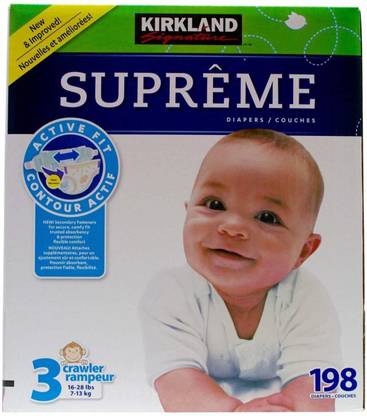 Kirkland Signature Diapers - Size 3 - M - L