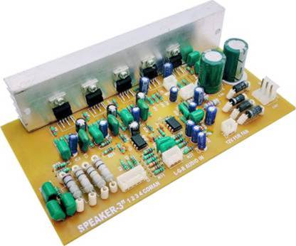 Creative Tech TDA2030 Based 5.1-6.1 Home Theater Board Kit Audio Amplifier with Connecting Wires Power Supply Electronic Hobby Kit