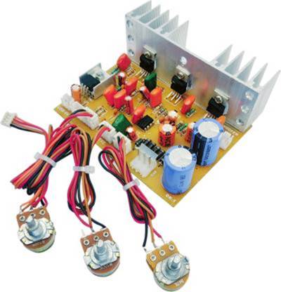 Creative Tech TDA2030 Based 2.1 Home Theater Amplifier Board Kit Ready to Use with Bass, Treble and Volume Controllers Sound Recorder and Sound Circuit Electronic Hobby Kit