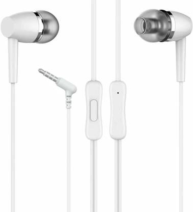 Meyaar Y6 Luv Series Extra Bass Earbuds with L-Shaped 3.5mm Jack Wired