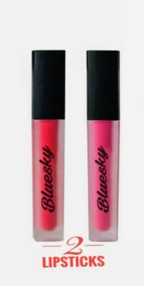 Blue Sky Red lipstick & Pink Lipstick (set of 2) combo pack
