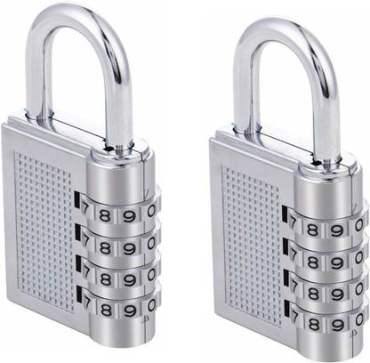 प्रोटोस इंडिया.नेट 2pc 4 Digit Lock Hand Bag Shape Combination Lock कॉम्बिनेशन लॉक