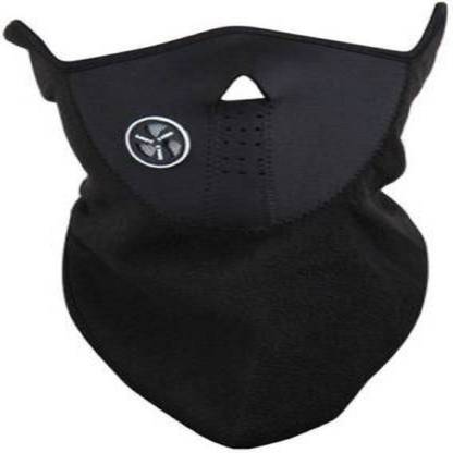 I CALL NAME OF TRUST Black Bike Face Mask for Men