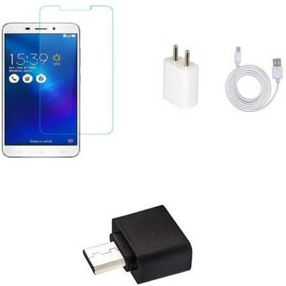 Mudshi Screen Protector Accessory Combo for Asus Zenfone 3S Max ZC521TL