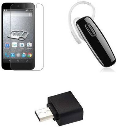 Mudshi Screen Protector Accessory Combo for Micromax Bolt Q338