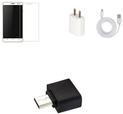 Mudshi Screen Protector Accessory Combo for Intex Aqua Slice