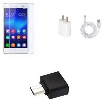 Mudshi Screen Protector Accessory Combo for Lava Iris 504Q