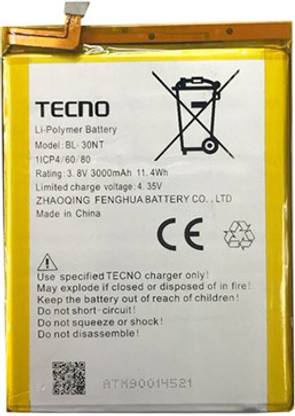 TECHNO Mobile Battery For  Techno Techno Bl-30nt