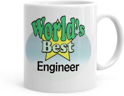 Khakee Worlds Best Engineer Theme (Kh-engineer-205) Ceramic Coffee Mug