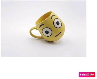 handykraft Ceramic in. Stalking Emoji Ceramic Coffee Mug