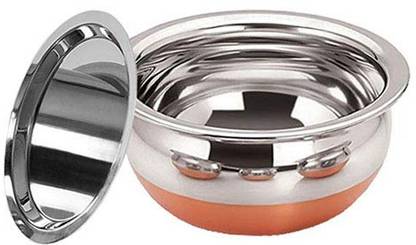 Neerdhar Stainless Steel Handi With Lid, 2800ml Handi 2.5 L with Lid