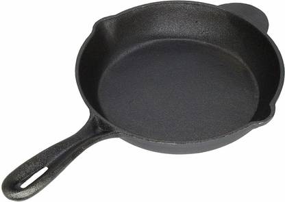 Trilonium PBG22 Pre-Seasoned 8.6 inches Cast Iron Skillet / Fry Pan 22 cm diameter 0.5 L capacity