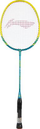 LI-NING New Smash XP-3 Strung Badminton Racquet (Blue/Lime) Green, Blue Strung Badminton Racquet