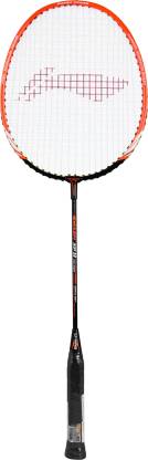 LI-NING New Smash XP-8 Strung Badminton Racquet (Black/Orange) Black, Orange Strung Badminton Racquet
