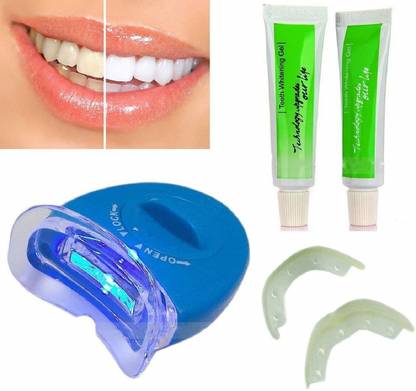 INFINITY White Light Teeth Whitening Tooth Polisher with Led Light Luma Smile Rubber Cups Teeth Whitening Kit