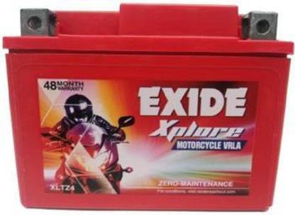 EXIDE FXLO-XLTZ4- 4 Ah Battery for Bike