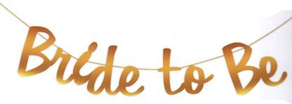 Party Propz Bride to Be Banner for Bachelorette Decoration, Bridal Shower Banner