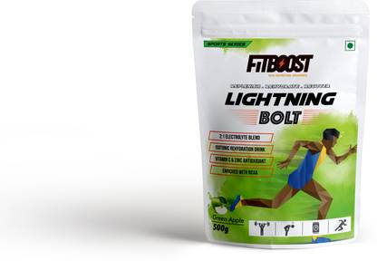 Fitboost Lightning Bolt, Green Apple, 500g Hydration Drink