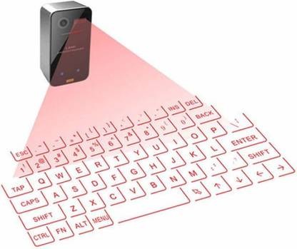 PremiumAV MST-273_DR Virtual Laser Standard Multi-device Keyboard Compatible with Desktop, Laptop, Mac