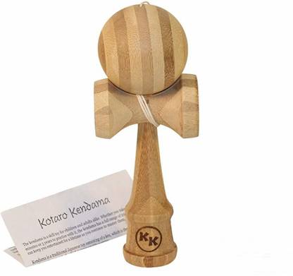 Kotaro Pro Bamboo Kendama Toy with Extra String