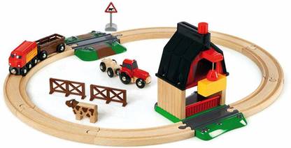 BRIO Farm Railway Set