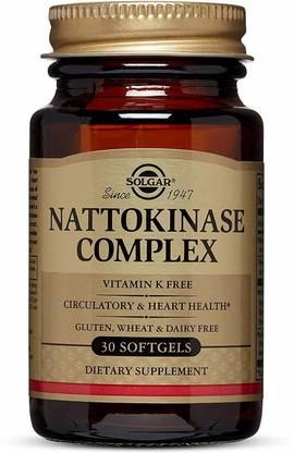 Solgar Nattokinase Complex, 30 Softgels
