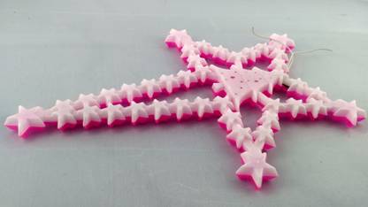 LED STAR STAR 33 Hanging Star Pack of 1