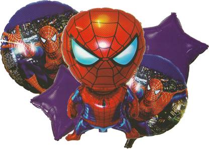 Anjali Decorations Printed Spiderman Balloon