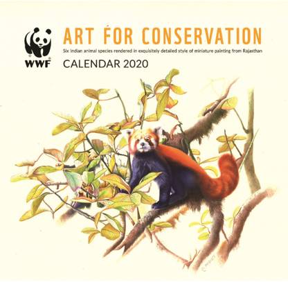 WWF Art for Conservation Wall Calendar 2020 Wall Calendar