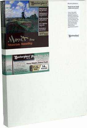 Masterpiece Monet PRO Cotton Soft Touch Stretched Canvas Board (Set of 1)