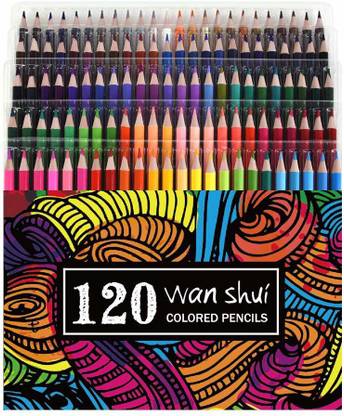 Wanshui Art Creation Round Shaped Color Pencils