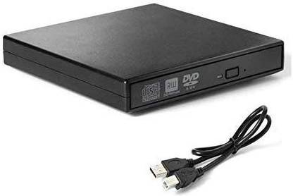 LipiWorld USB 2.0 External DVD Writer Drive Ultra Slim AC Adapter not Required, Power Direct from USB Port External DVD Writer