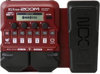 ZOOM B1X FOUR Bass Multi-Effects Pedal Guitar Processor