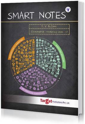 TYBCom Sem 5 Commerce Marketing Smart Notes Book | B.Com 3rd Year Mumbai University | Handwritten Notes | Includes Objective Questions, Smart Revision For Exam, Model Question Paper And Smart Codes | Based On Revised Syllabus