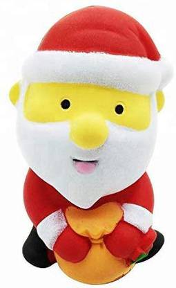 Munchkin Land Santa Claus Squishy Toys Cute Squishy Stress Reliever for Girls / Kids / Adults Squishy Toy (Santa Claus)  - 14.5 cm