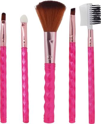 MORGES Set 5 Pcs Makeup Brush set for Women and Girls for Face Makeup