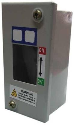 HS ELECTRICAL 2 POLE MCB METAL BOX SINGLE DOOR Distribution Board