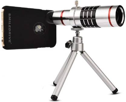 Smiledrive 18X Telescope Lens KIT Set - Zoom Lens, Back Cover & Mobile Tripod Mobile Phone Lens