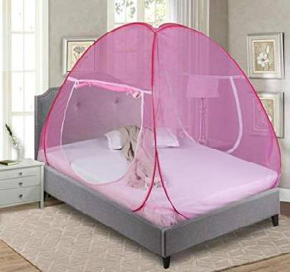 FAVOUR HDPE - High Density Poly Ethylene Adults Washable Elegant and High Density Queen Size double side mosqito net Mosquito Net