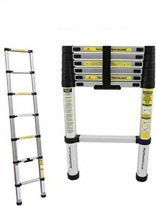 Rasikvar 2M Portable Household Extension Telescopic Ladder Folding Stairs Aluminium Ladder Aluminium Ladder