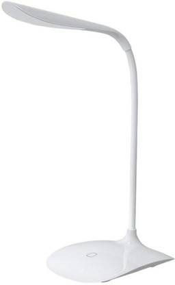 Buyerzone LED Desk Lamp for Study, White Dimmable Table Lamp, Eye-Caring Table Lamp Study Lamp